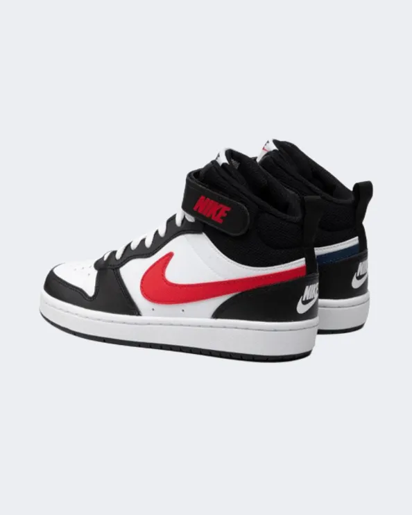 Nike Court Borough Mid 2 Gs-Boys Lifestyle Shoes White/Black/Red Do5889-161