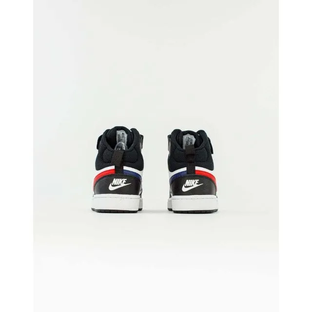 Nike Court Borough Mid 2 Gs-Boys Lifestyle Shoes White/Black/Red Do5889-161