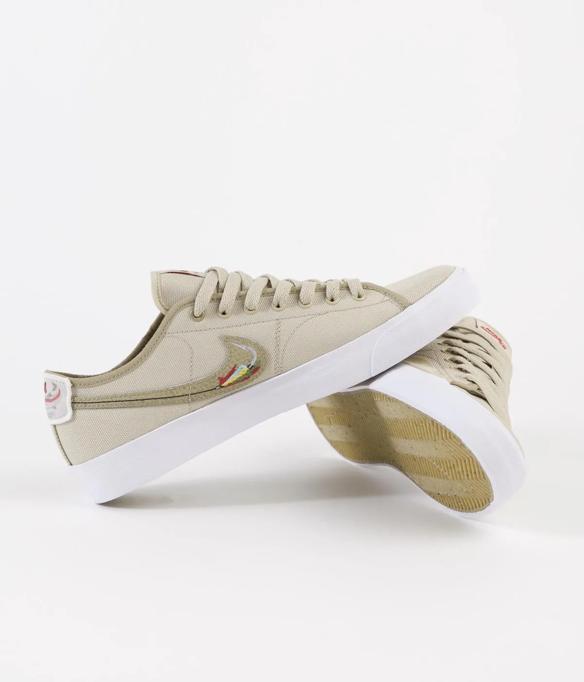 Nike SB Blazer Court DVDL Shoes - Grain / Parachute Beige - Light Bone - Sail