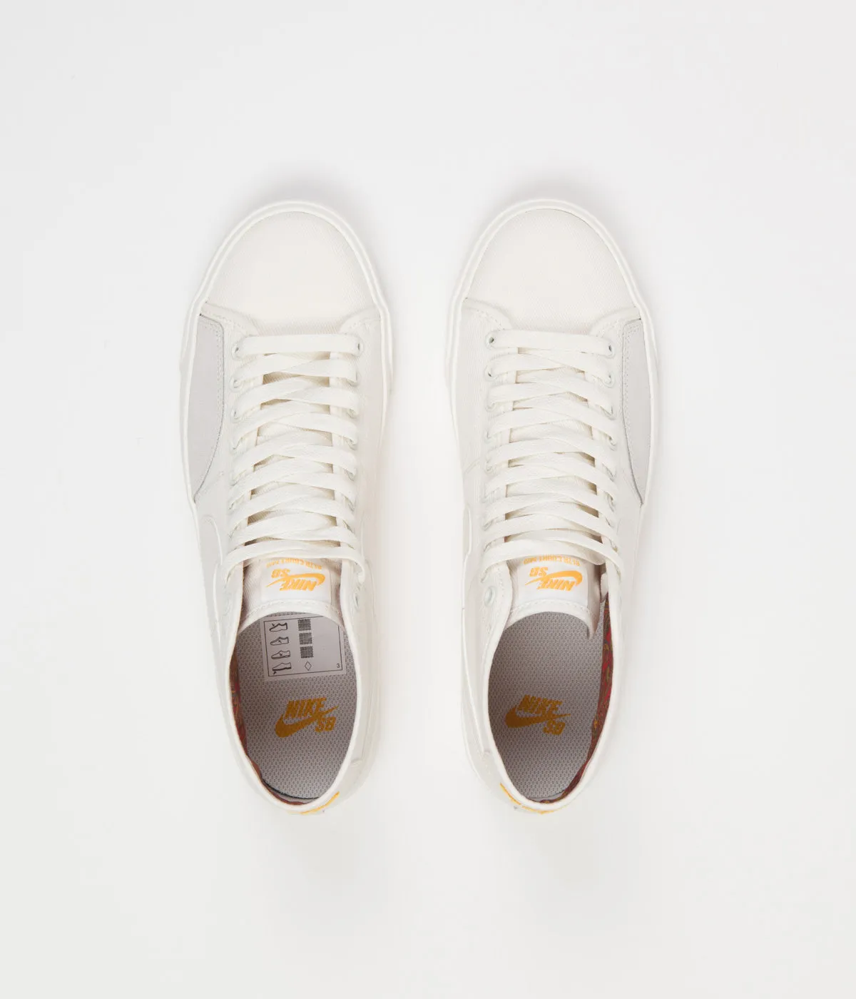 Nike SB Blazer Court Mid Premium Shoes - Sail / Sail - Sail - Sail