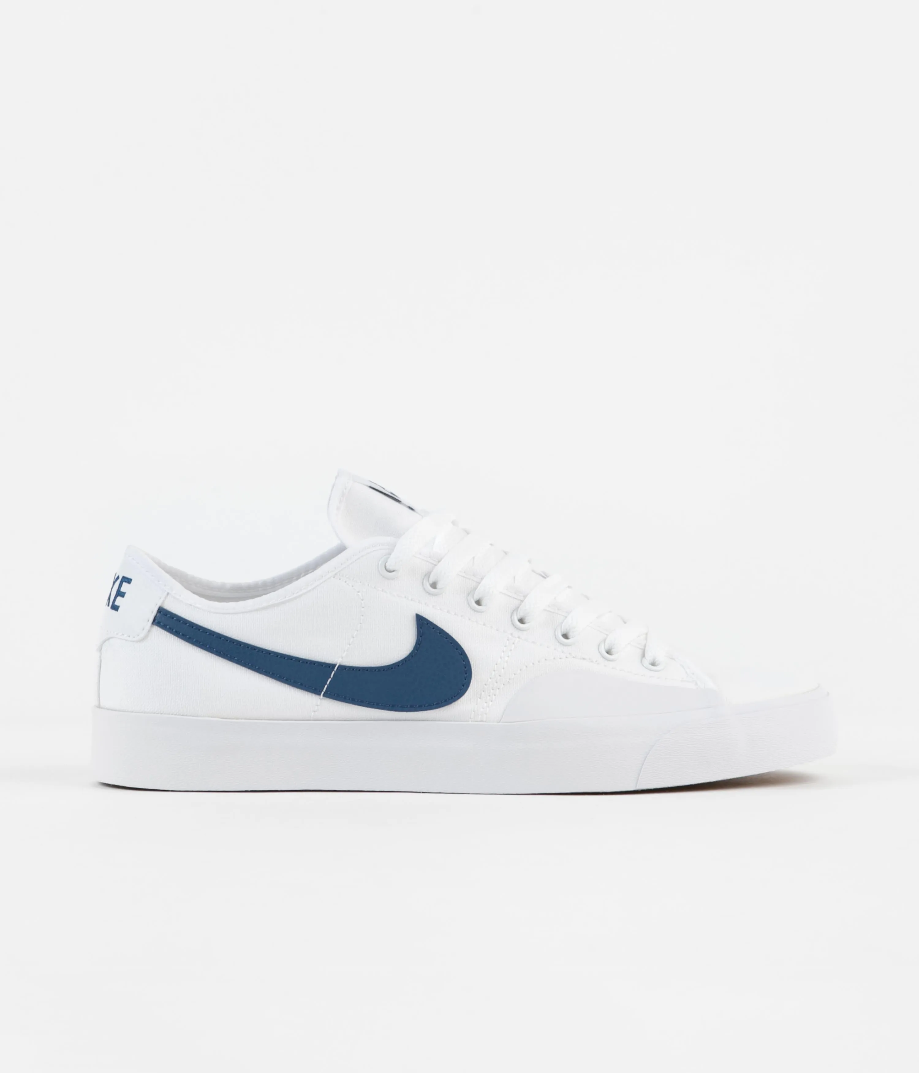 Nike SB Blazer Court Shoes - White / Court Blue - White - White