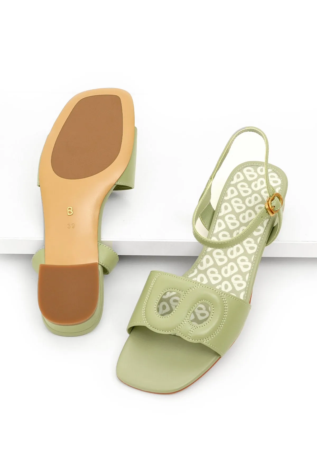 Nina Sandal - Green