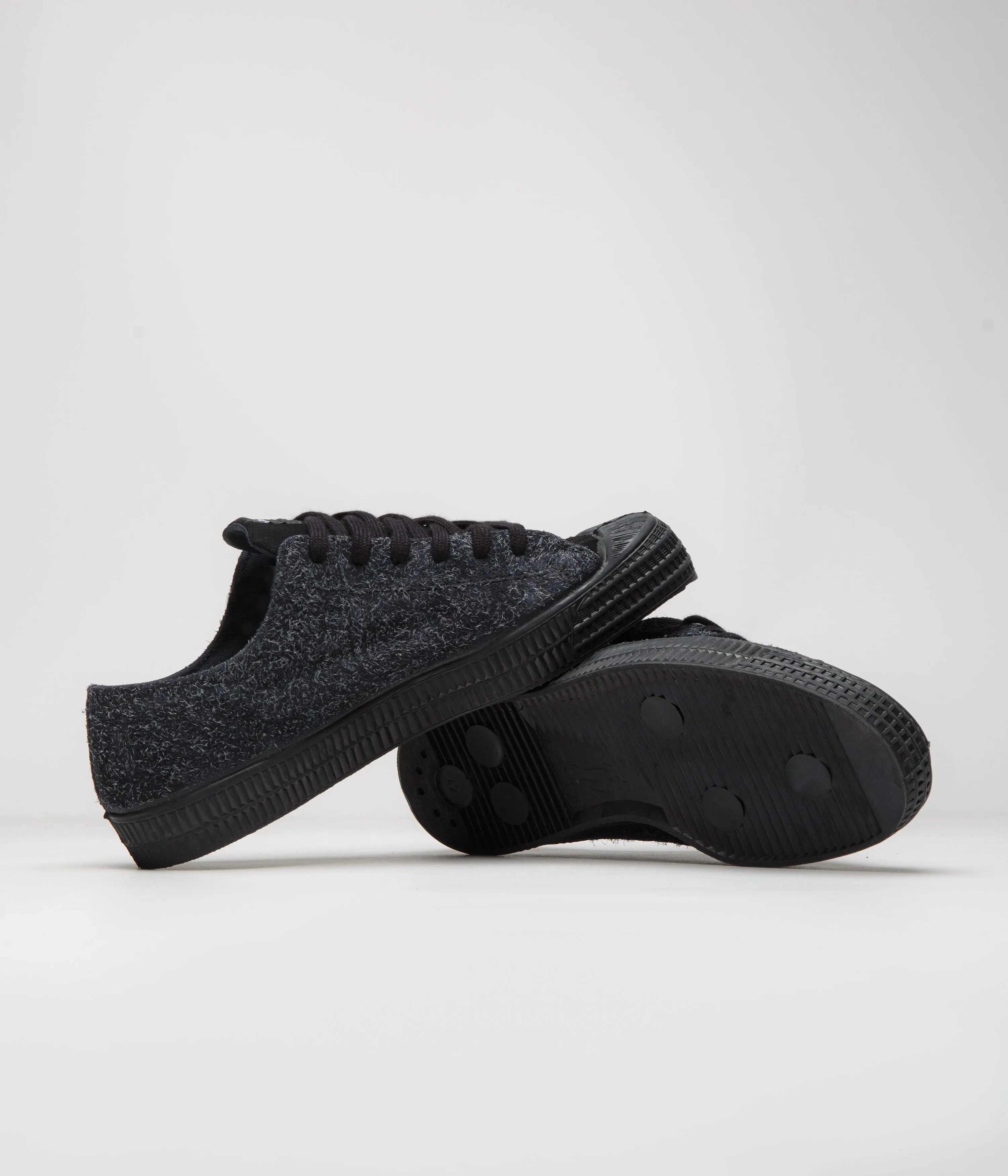 Novesta Star Master Hairy Suede Shoes - Black