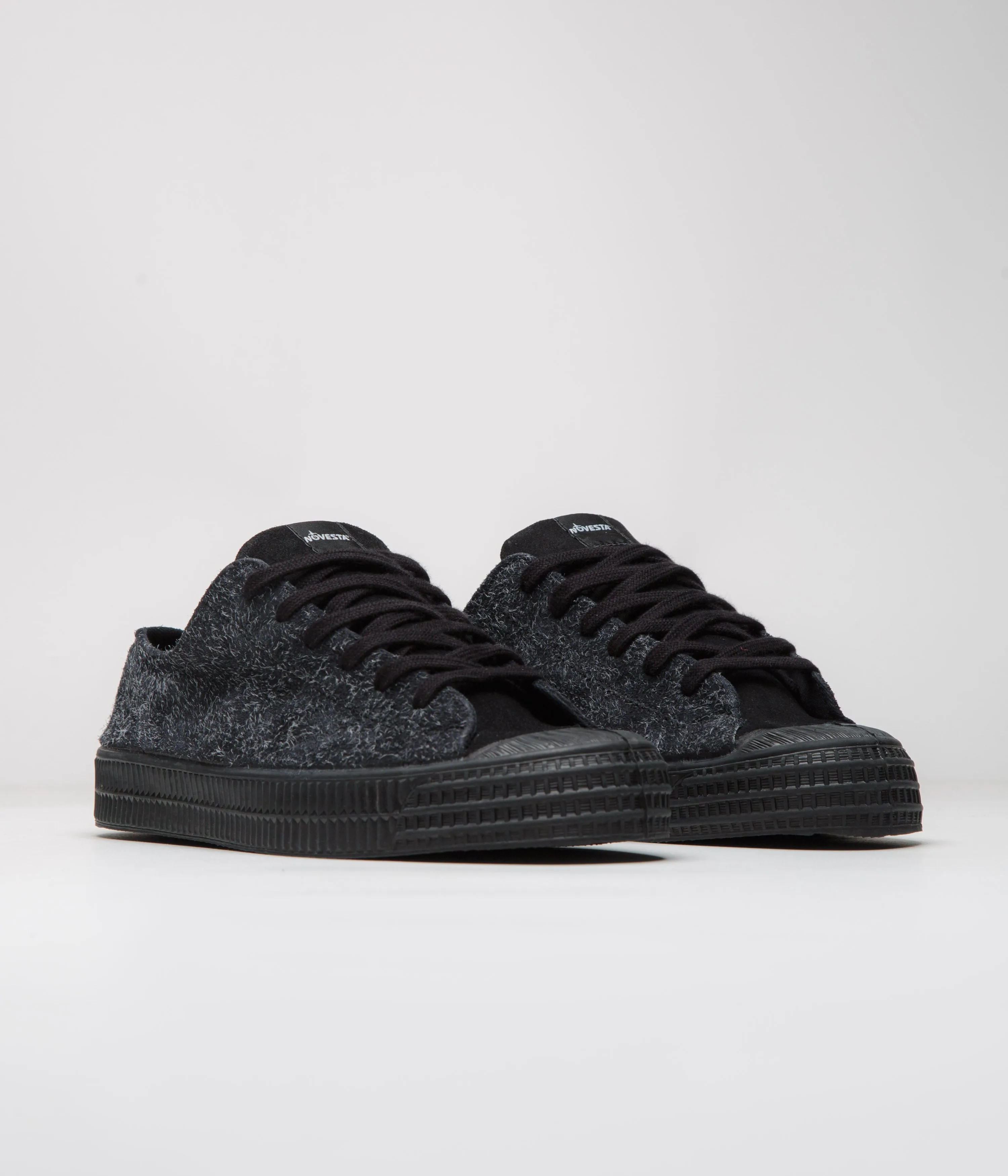 Novesta Star Master Hairy Suede Shoes - Black