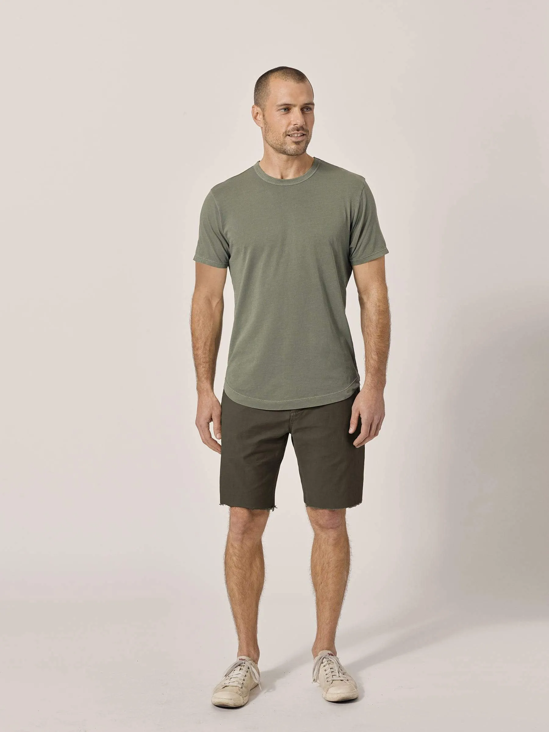 Olive Broken Twill Short