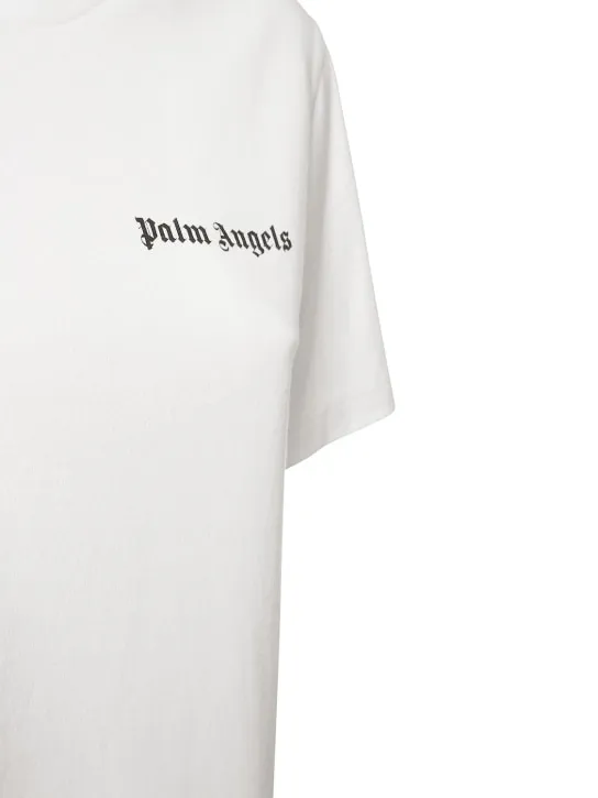 Palm Angels   Classic logo cotton jersey t-shirt 