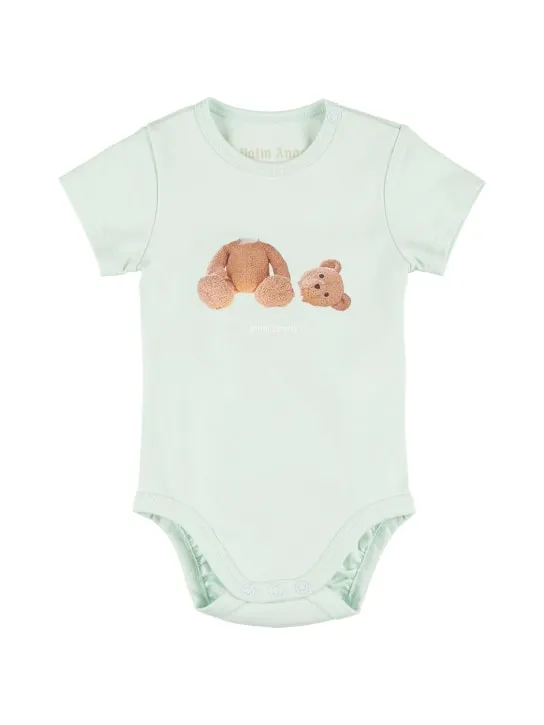 Palm Angels   Set of 2 printed cotton bodysuits 