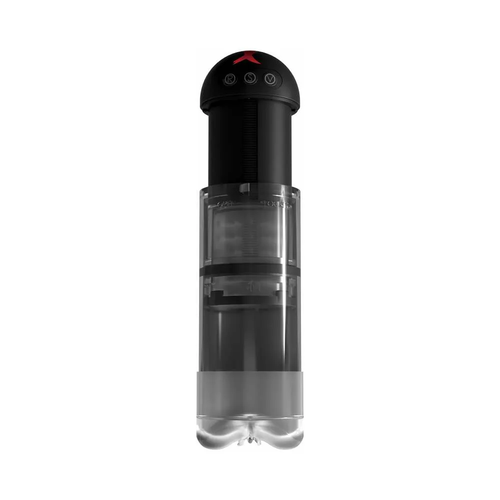 PDX Elite Extender Pro Rechargeable Vibrating Penis Pump Clear/Black