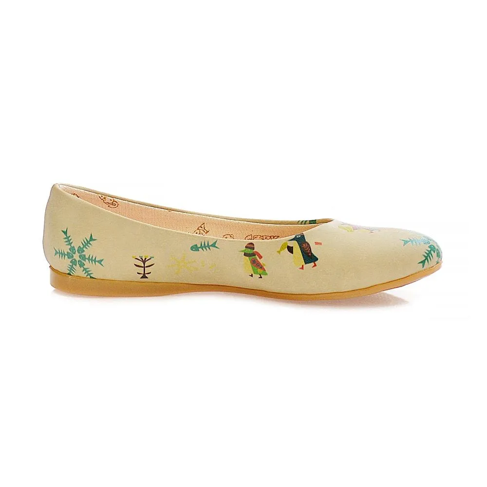 Penguins Ballerinas Shoes 1006