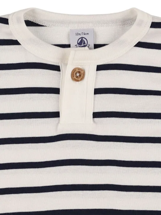 Petit Bateau   Printed cotton long sleeve t-shirt 