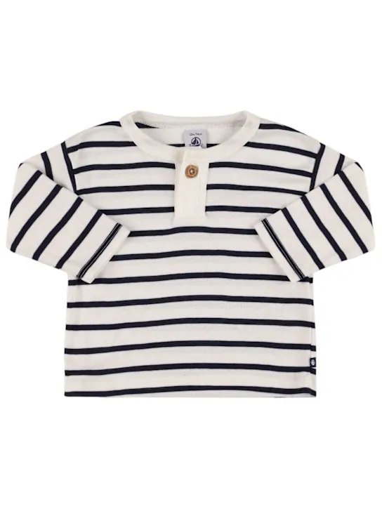 Petit Bateau   Printed cotton long sleeve t-shirt 