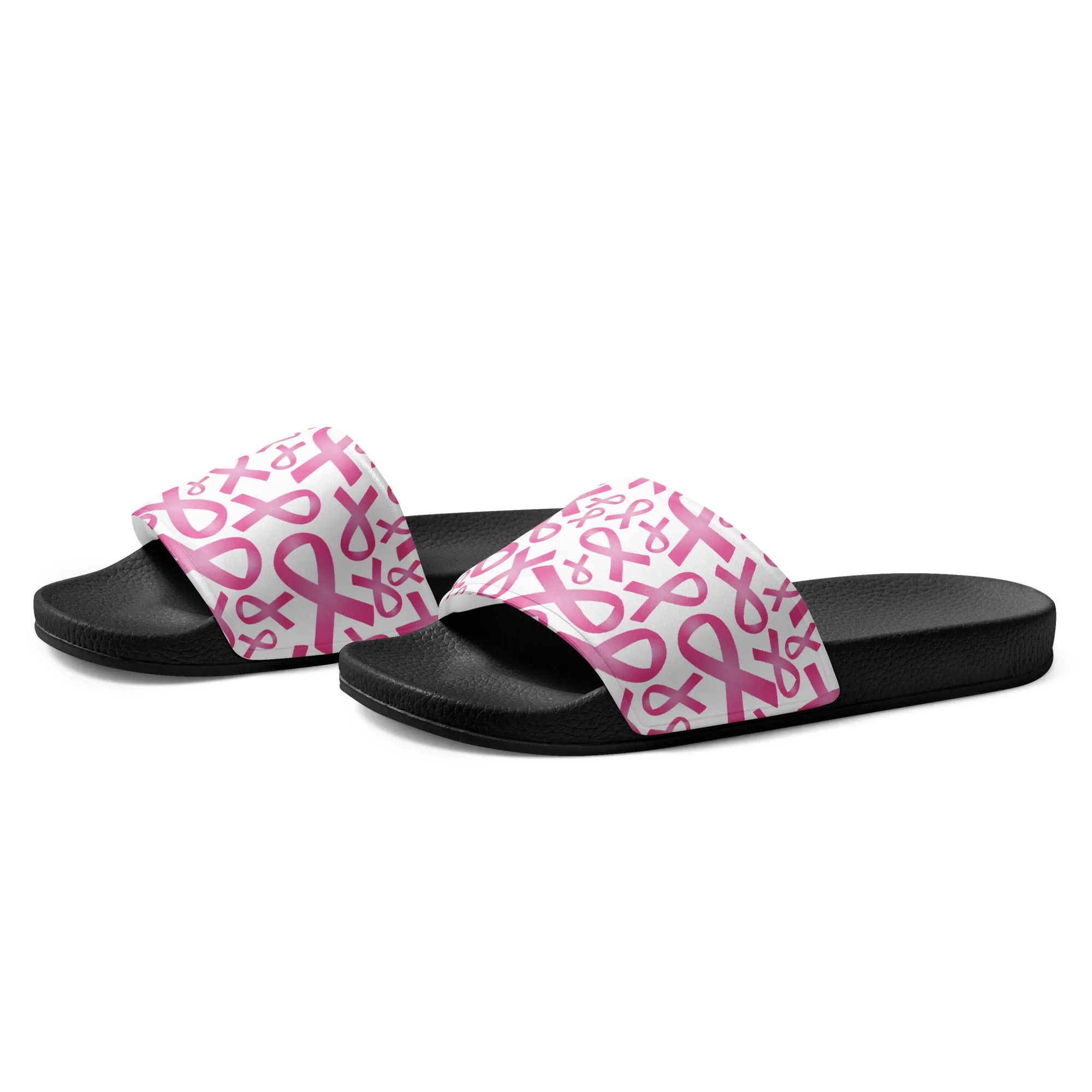 Pink Ribbons Women's Slides