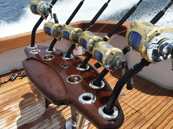 Pompanette | International 10 Rod Standalone Rocket Launcher | For Sportfishing Boats