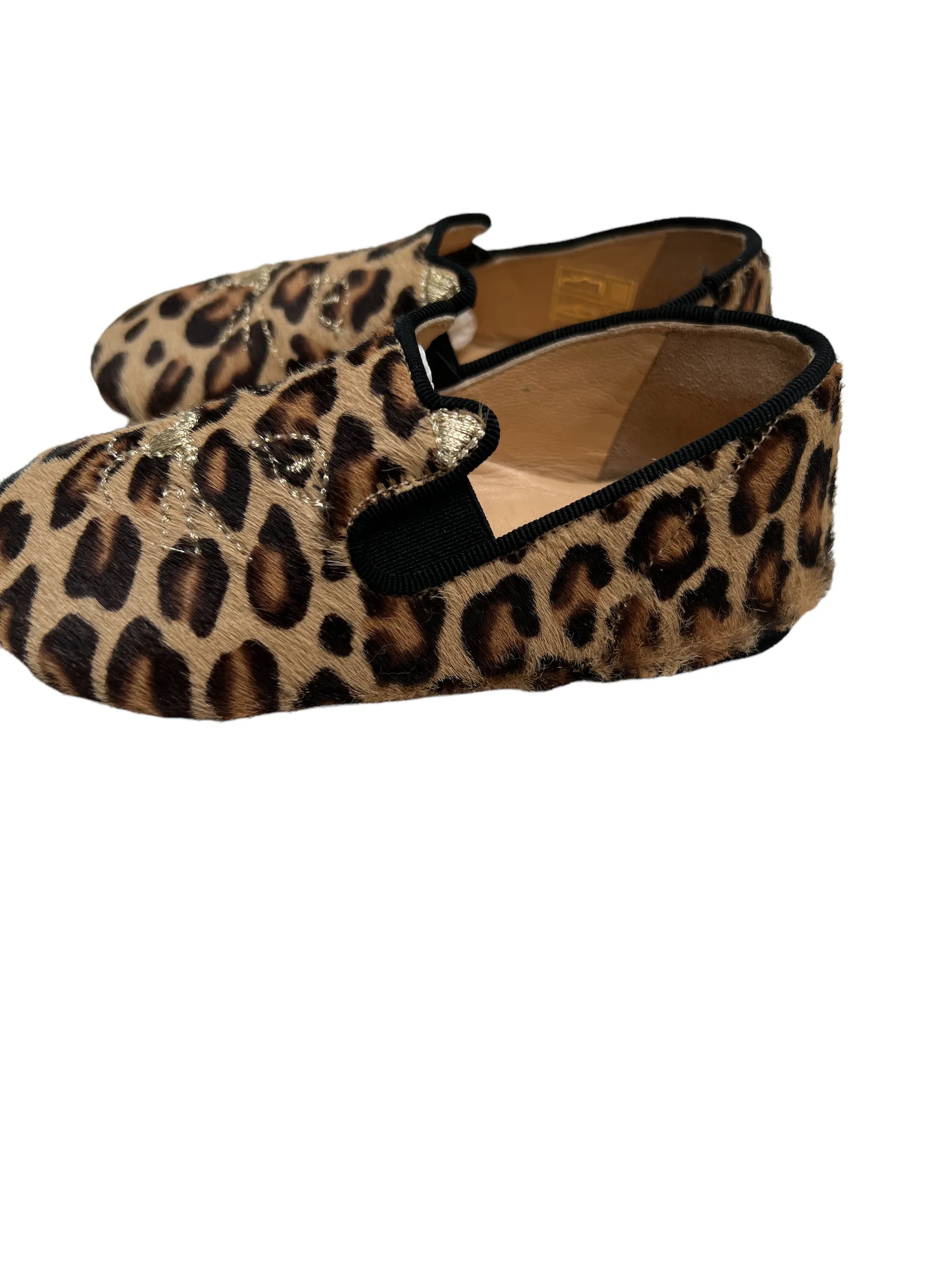 Printed Pony Hair Slippers - 21