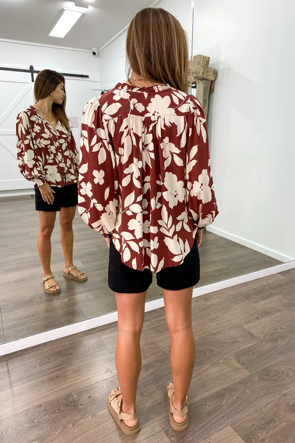 Printed Tabitha Blouse