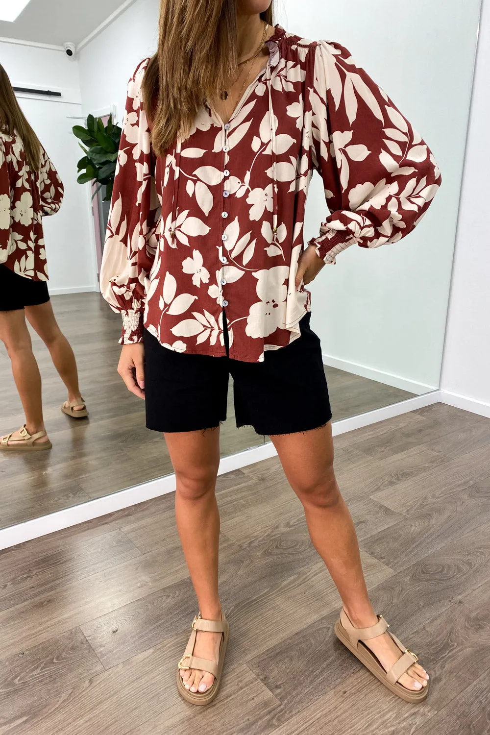 Printed Tabitha Blouse