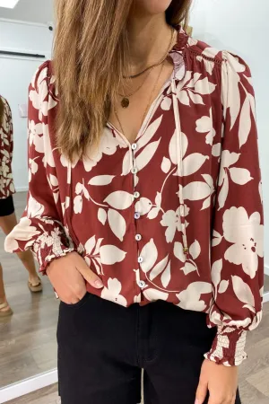 Printed Tabitha Blouse