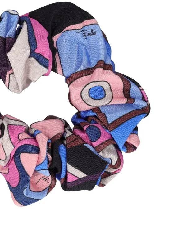 Pucci   Printed viscose jersey scrunchie 