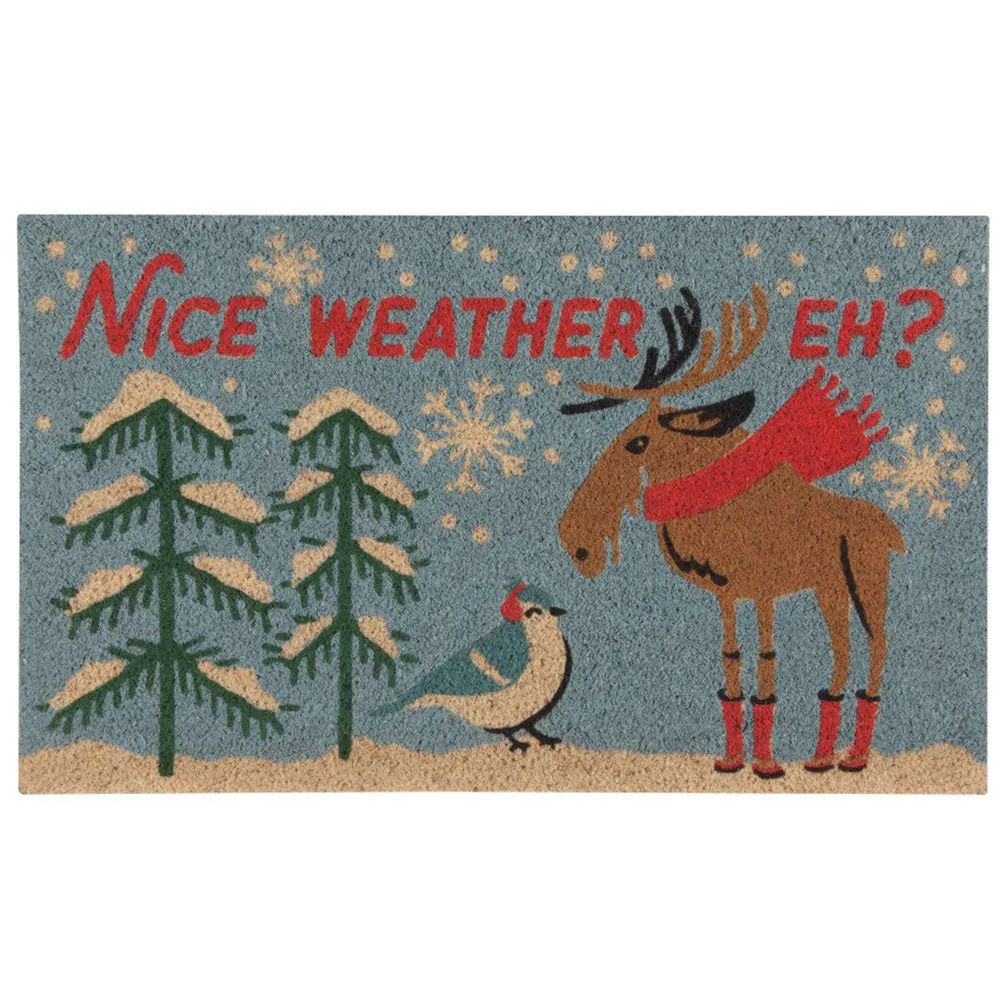 "Nice Weather, Eh?" Doormat