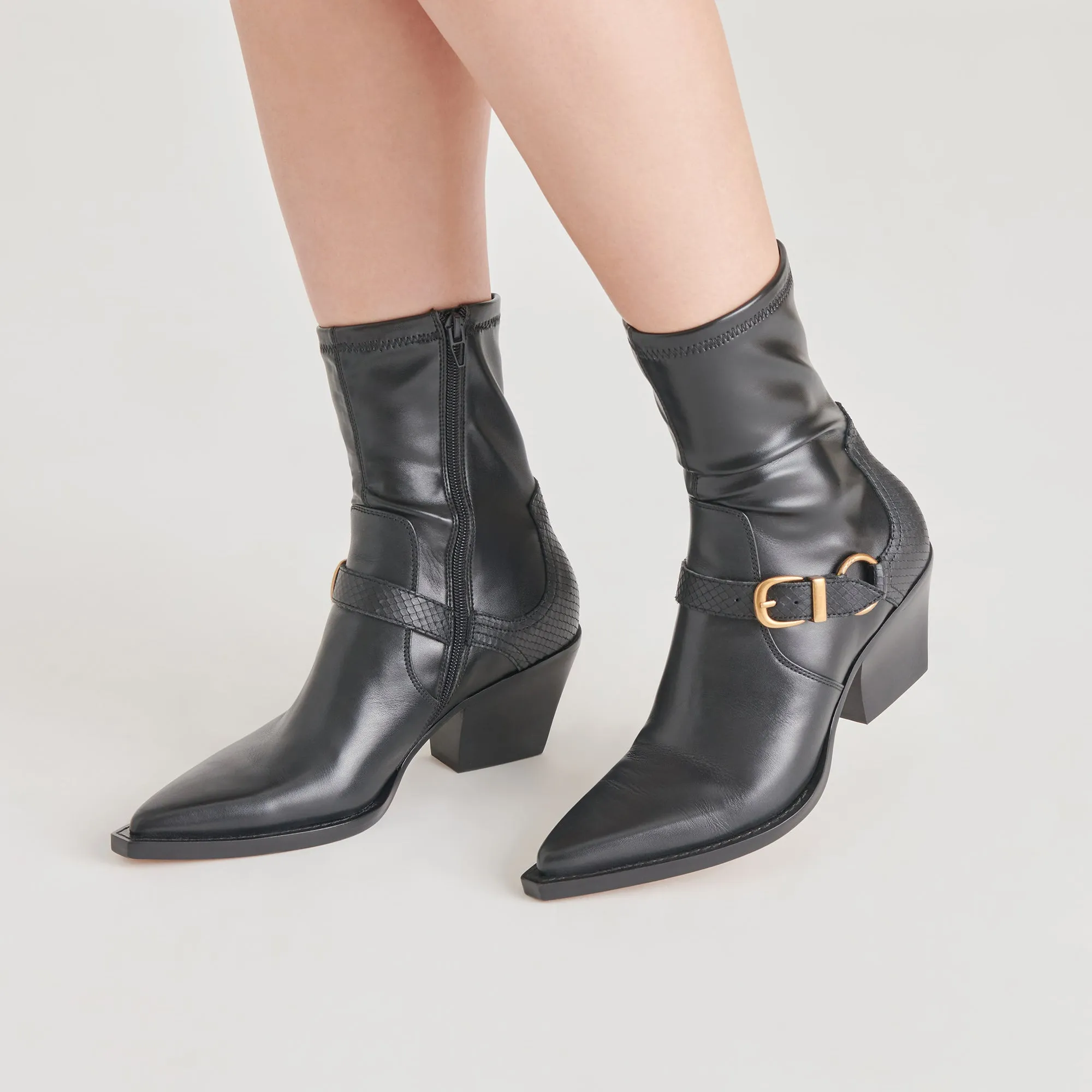 RAVE BOOTS BLACK LEATHER