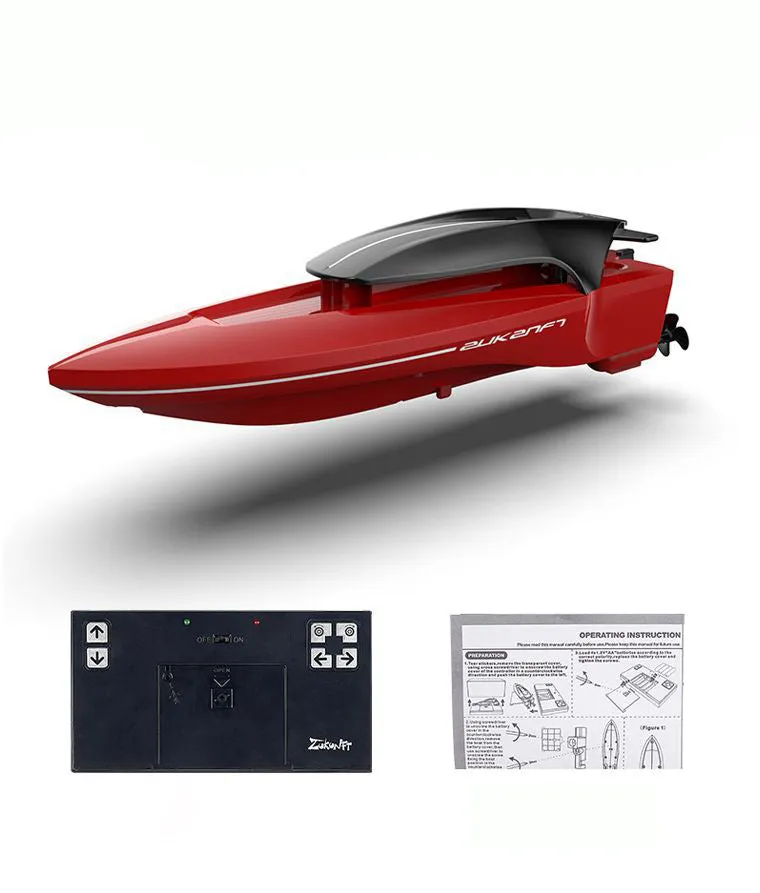 RC Mini Racing Boat Speed Boat Water-Blue