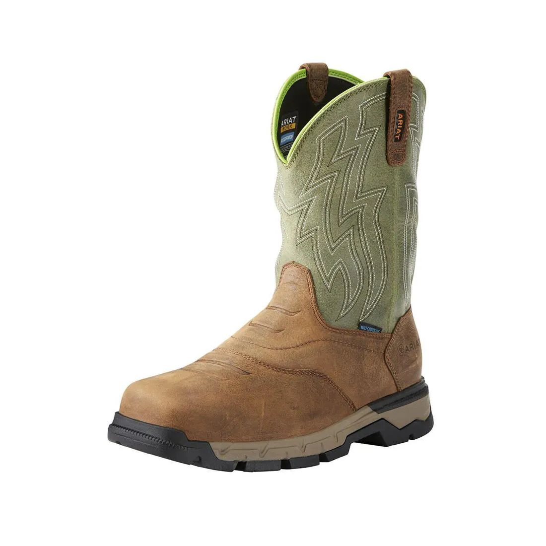 Rebar Flex Composite-Toe Waterproof Pull-On Western Work Boot