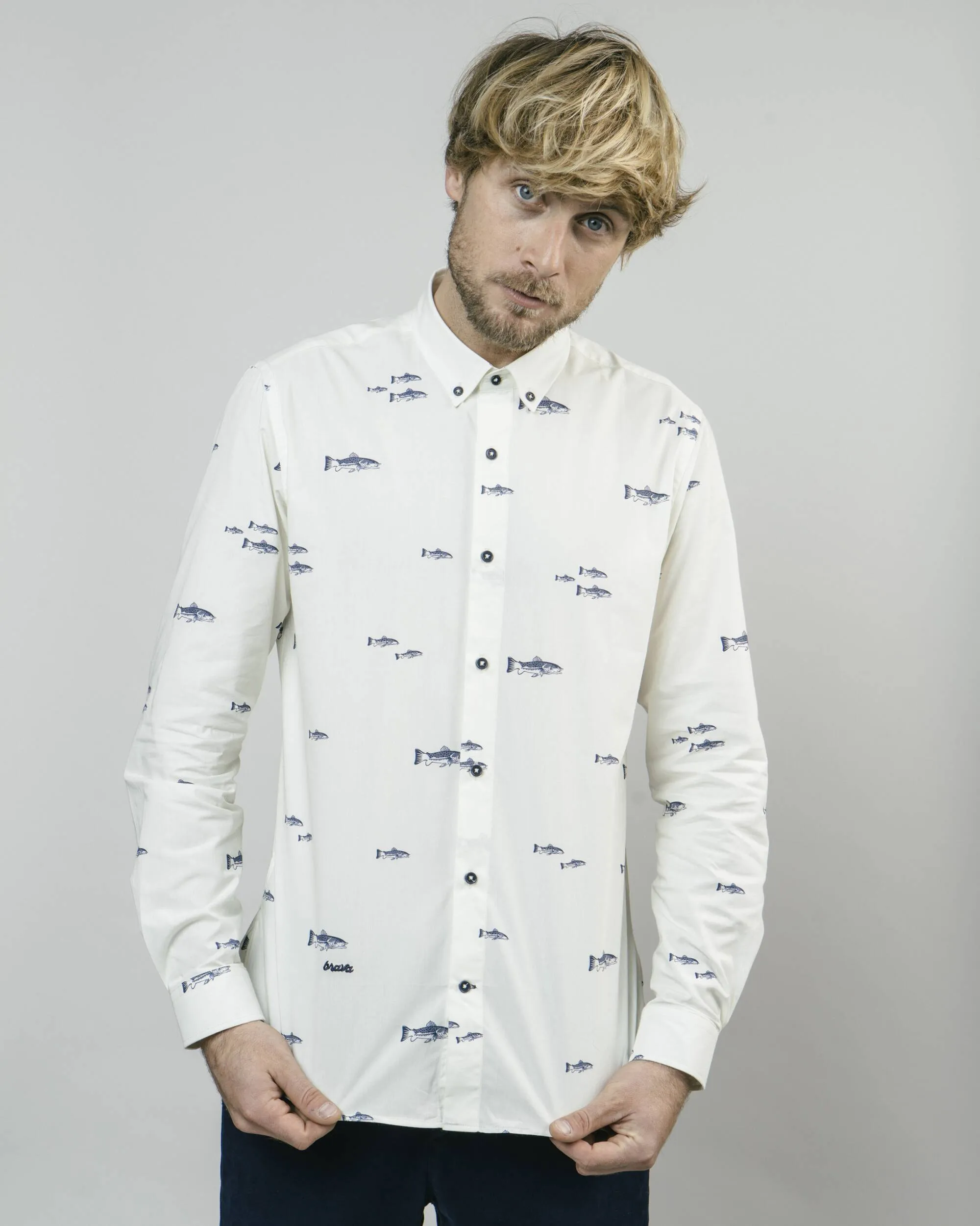 River Trout Printed Shirt