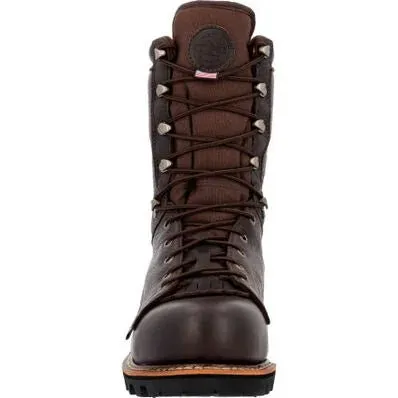 Rocky Elk Stalker USA Men's Waterproof Composite Toe Work Boots Rkk0399 In Brown