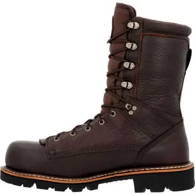 Rocky Elk Stalker USA Men's Waterproof Composite Toe Work Boots Rkk0399 In Brown