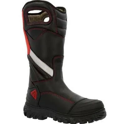 Rocky Men's Code Red Structure 14" WP NFPA Comp Toe Fire Boot -Black- RKD0087