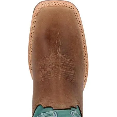 Rocky Men's Tall Oaks 12" ST Slip Resist Western Work Boot -Teal- RKW0406