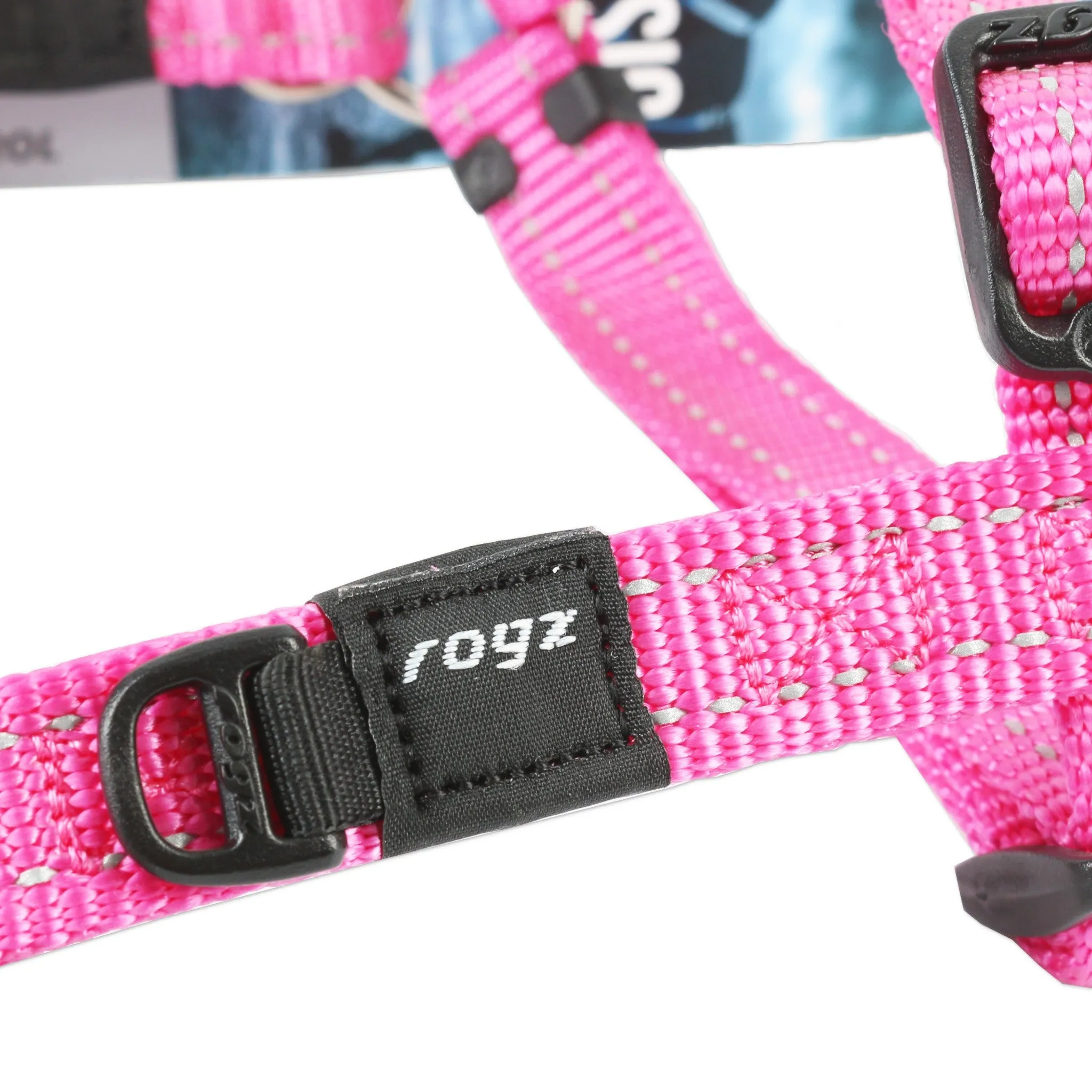 Rogz Classic Reflective Harness Pink