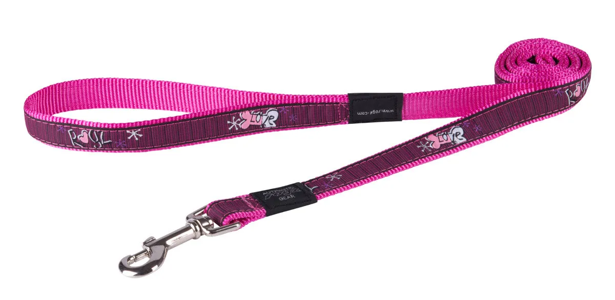 Rogz Fancy Dress Lead - Pink Love