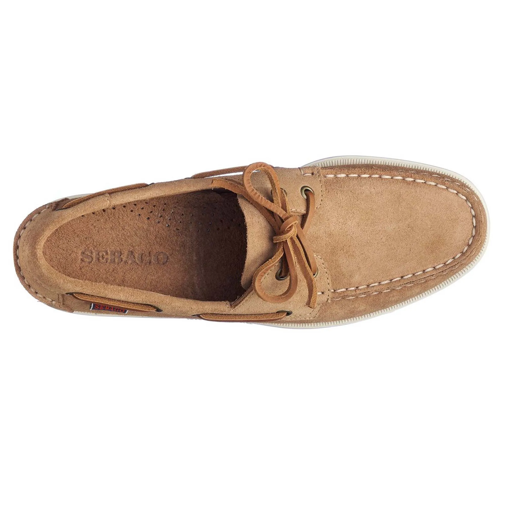 Sebago Portland Fleshout Boat Shoe - Brown Cognac