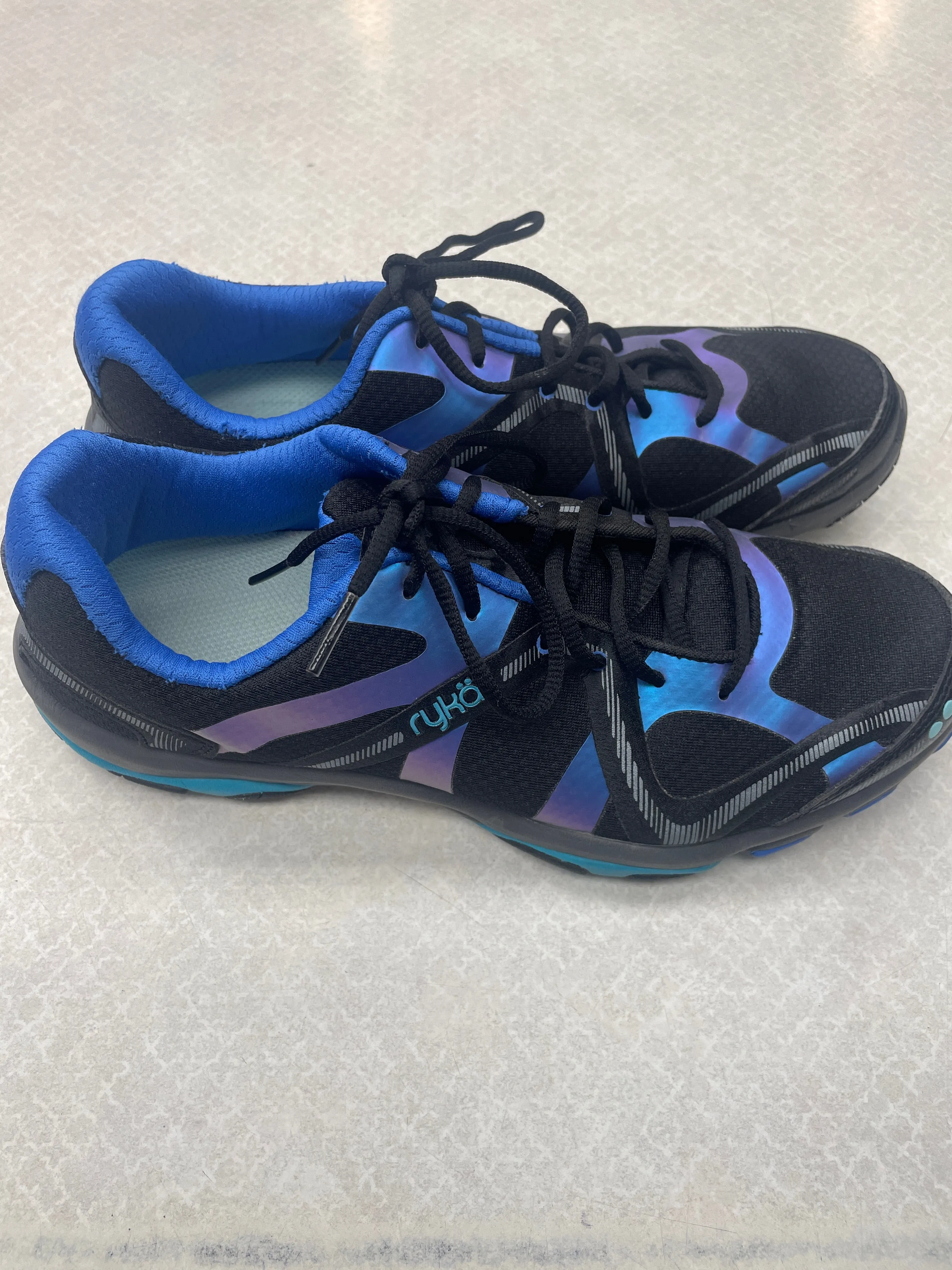 Shoes Athletic By Ryka In Blue Black, Size: 8.5