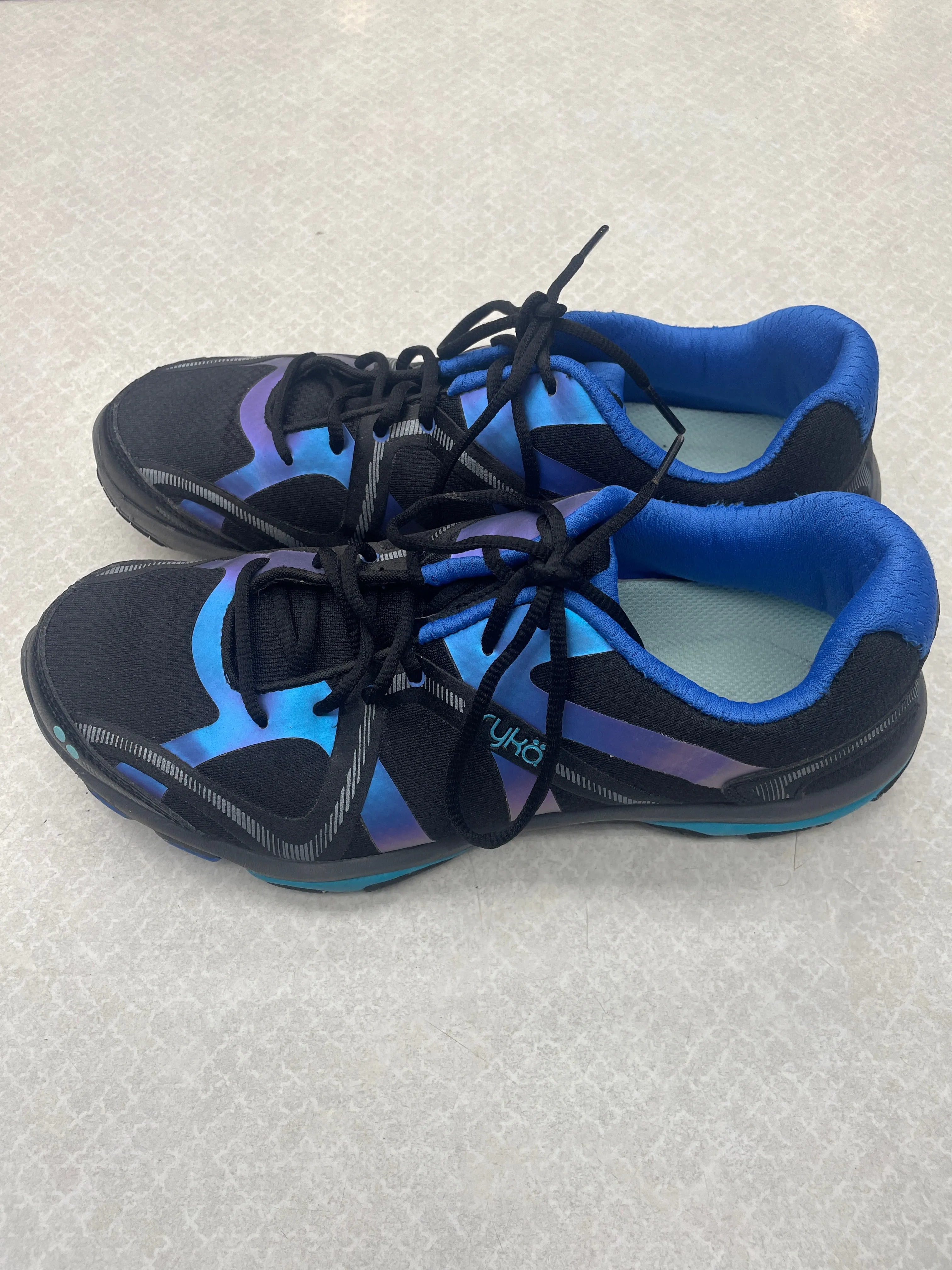 Shoes Athletic By Ryka In Blue Black, Size: 8.5