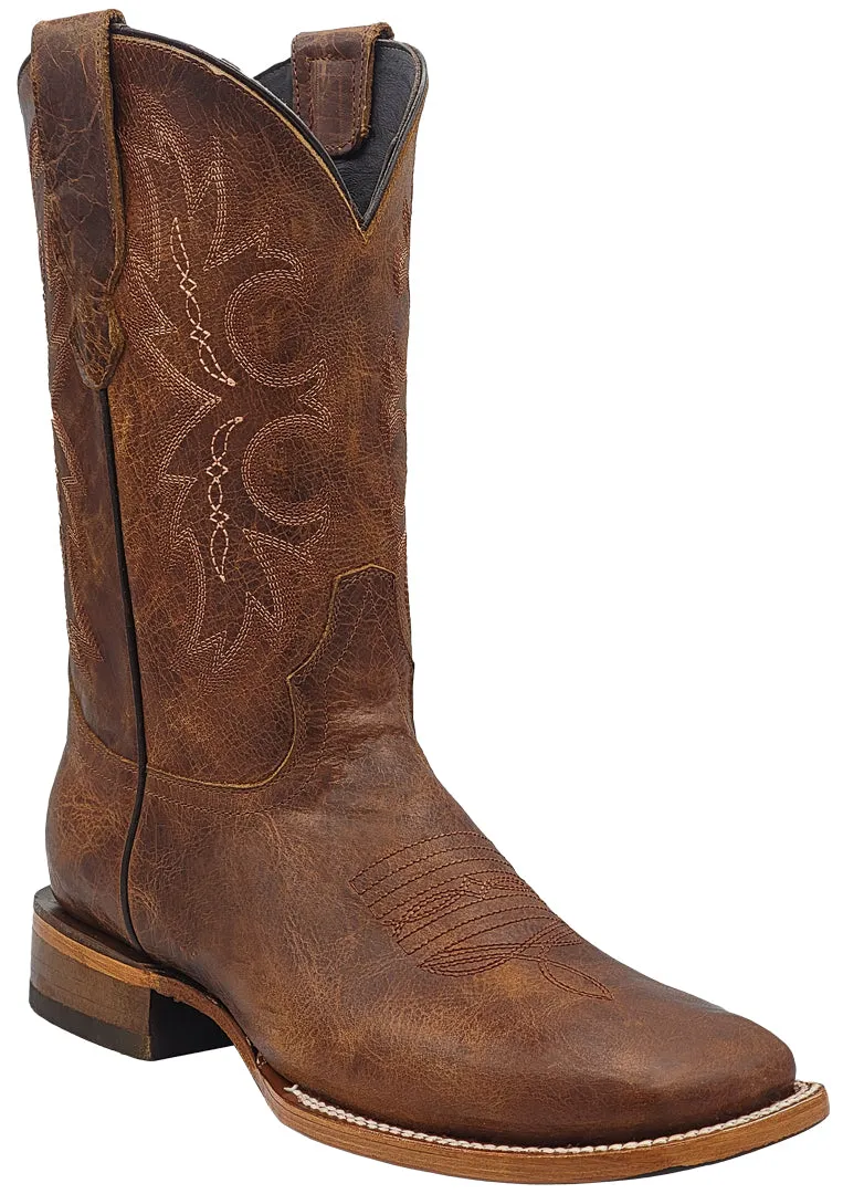 Silverton Charlie All Leather Wide Square Toe Boots (Shedron)