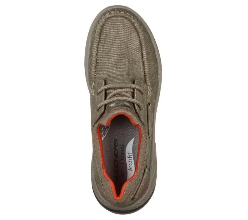 SKECHERS MEN'S ARCH FIT MOTLEY OVEN - TAN