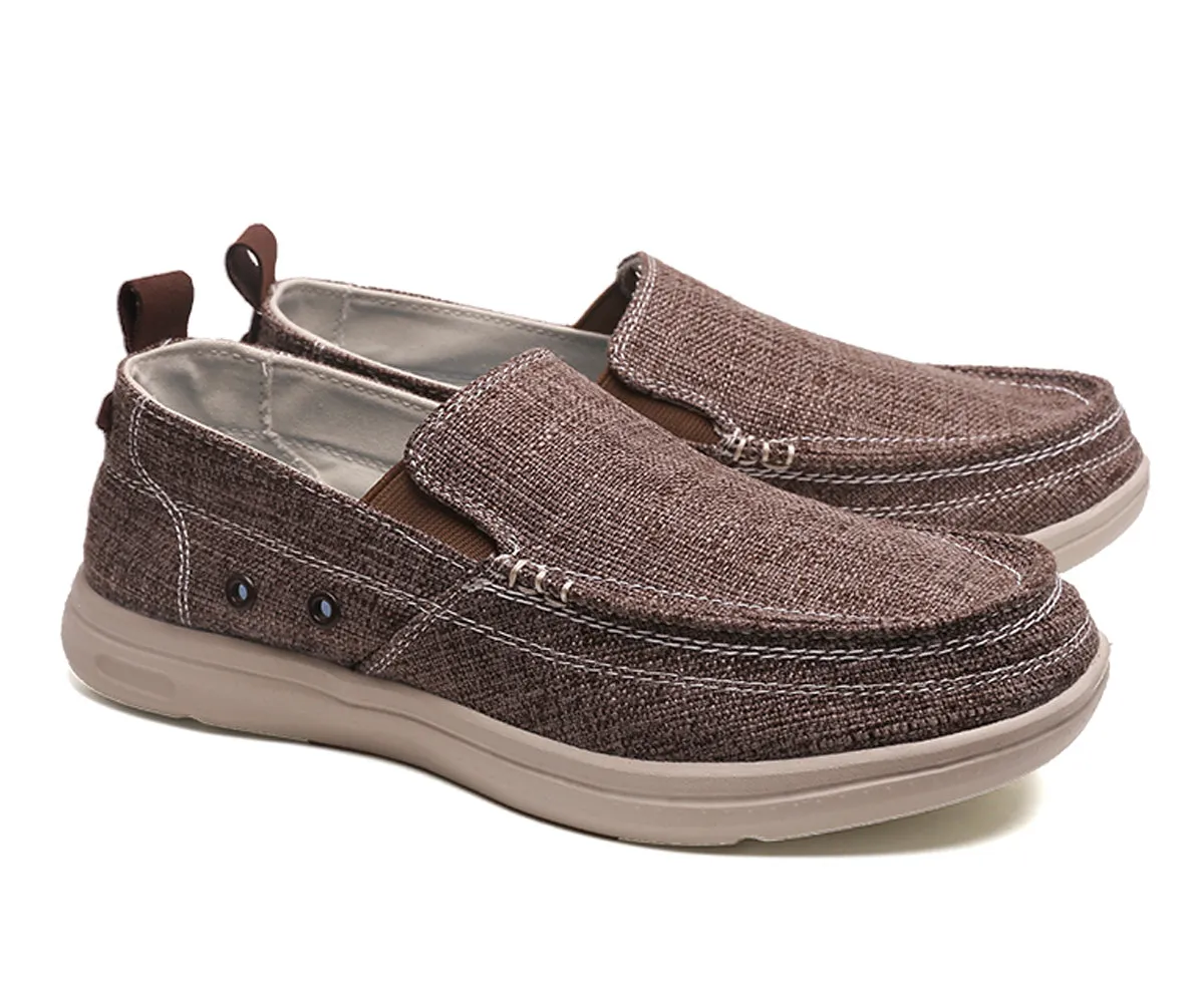 Slip On Canvas Shoes Casual Loafers Boat Shoes for Men | runandup