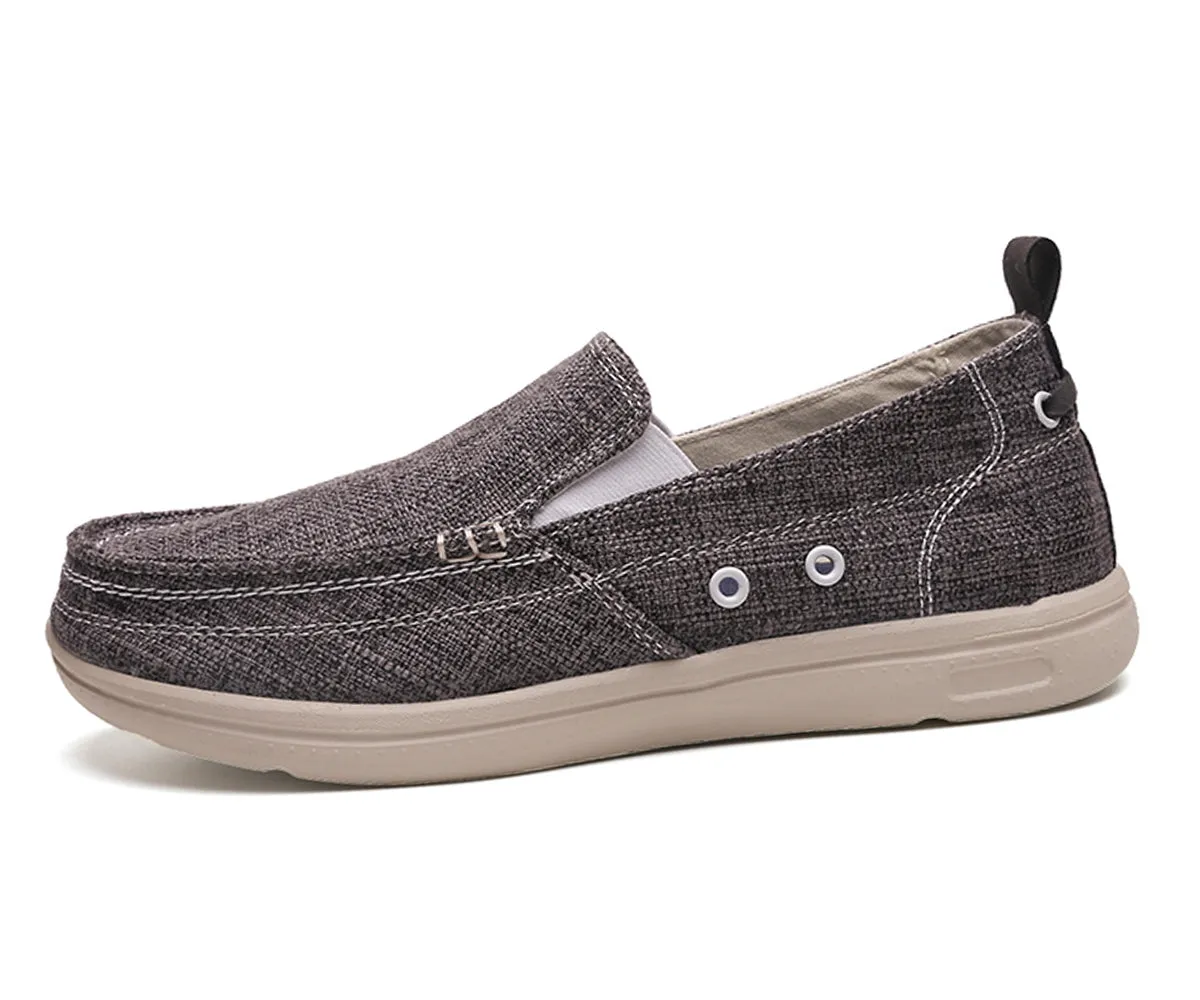 Slip On Canvas Shoes Casual Loafers Boat Shoes for Men | runandup