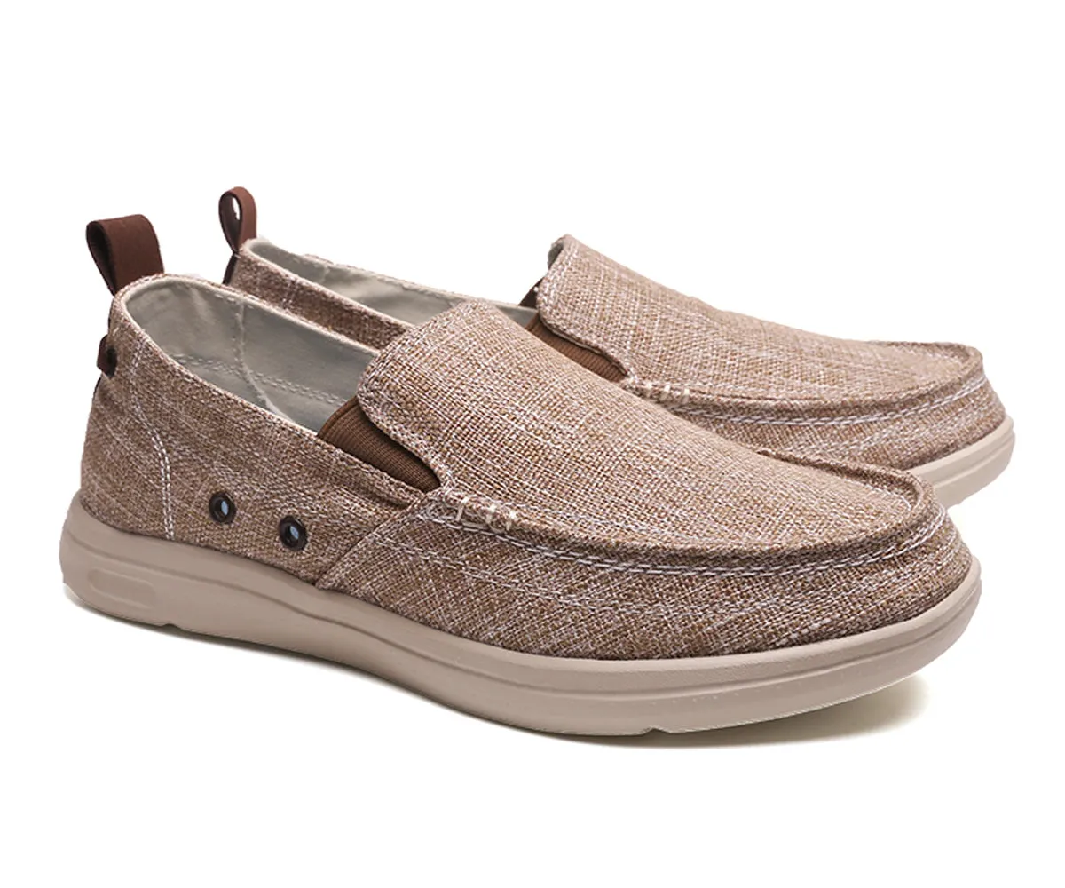 Slip On Canvas Shoes Casual Loafers Boat Shoes for Men | runandup