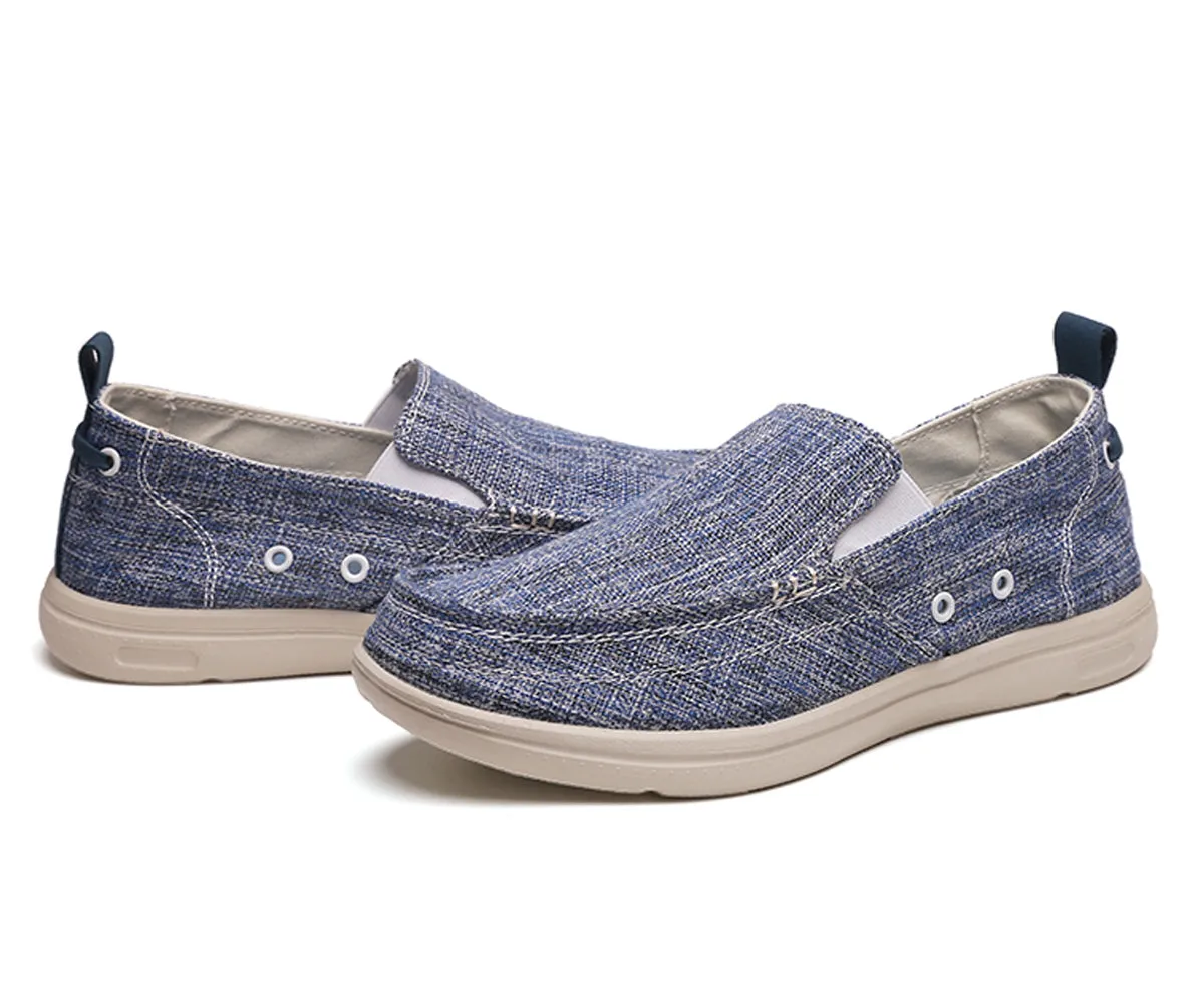 Slip On Canvas Shoes Casual Loafers Boat Shoes for Men | runandup