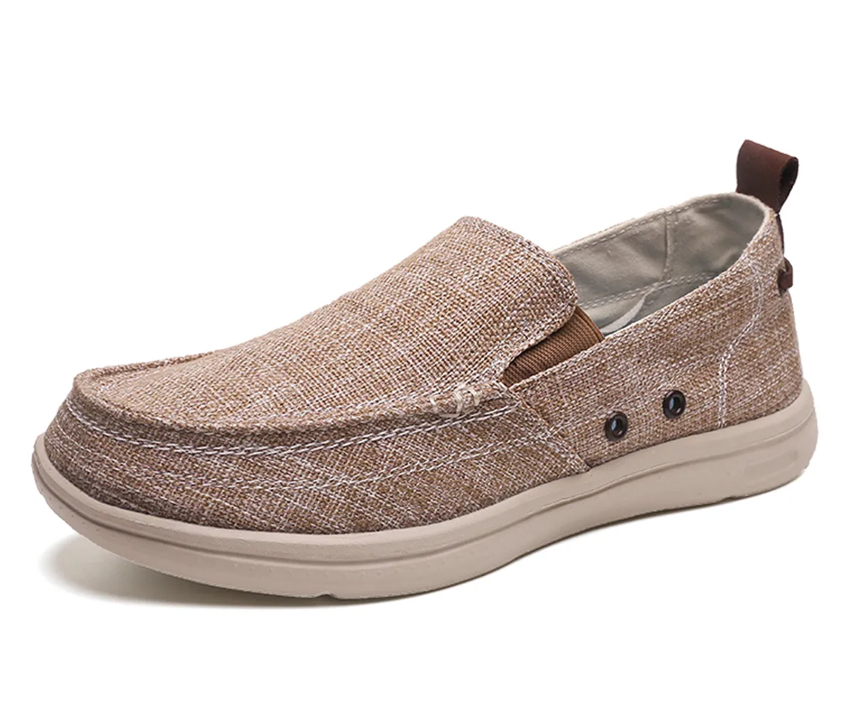 Slip On Canvas Shoes Casual Loafers Boat Shoes for Men | runandup