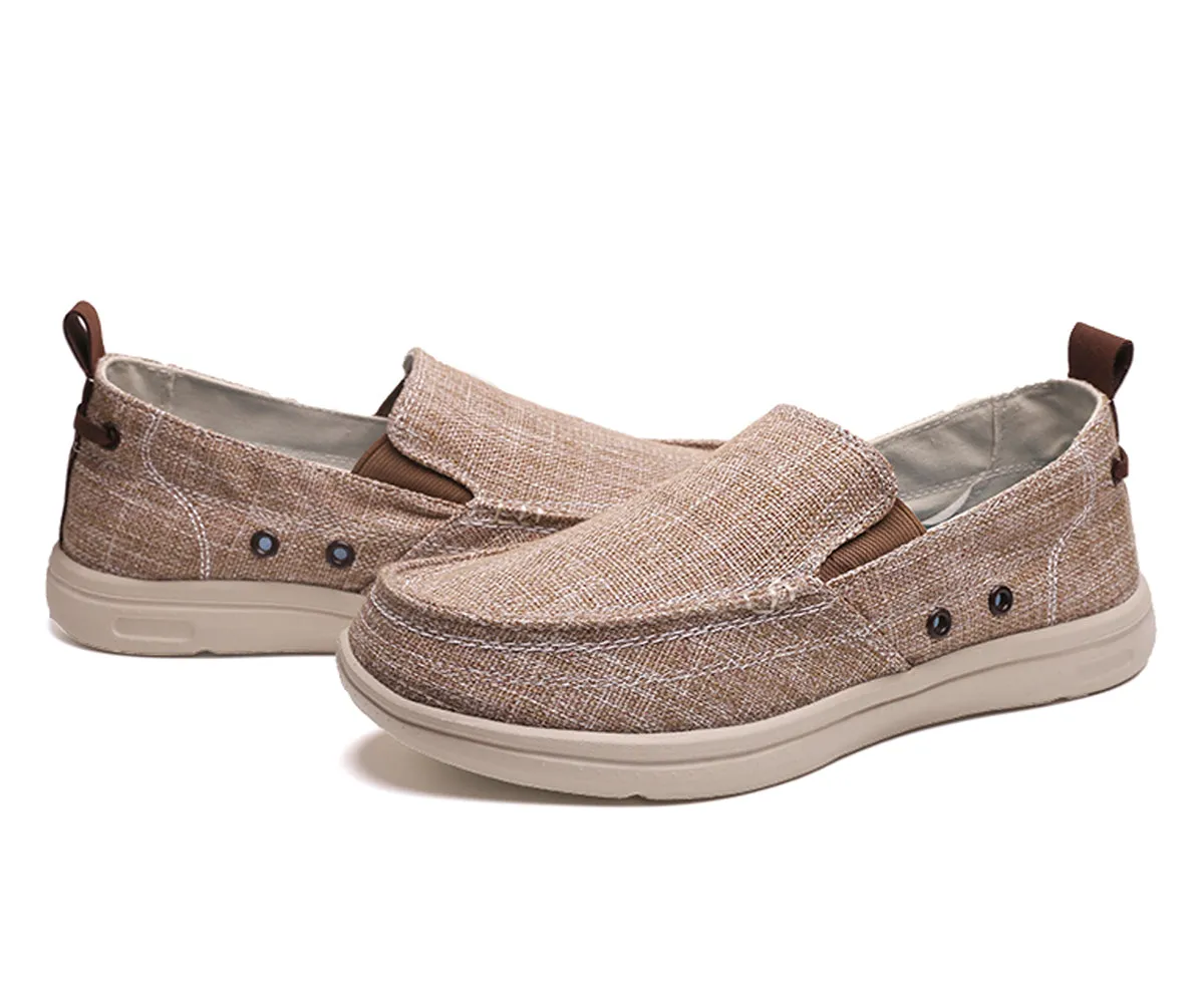 Slip On Canvas Shoes Casual Loafers Boat Shoes for Men | runandup