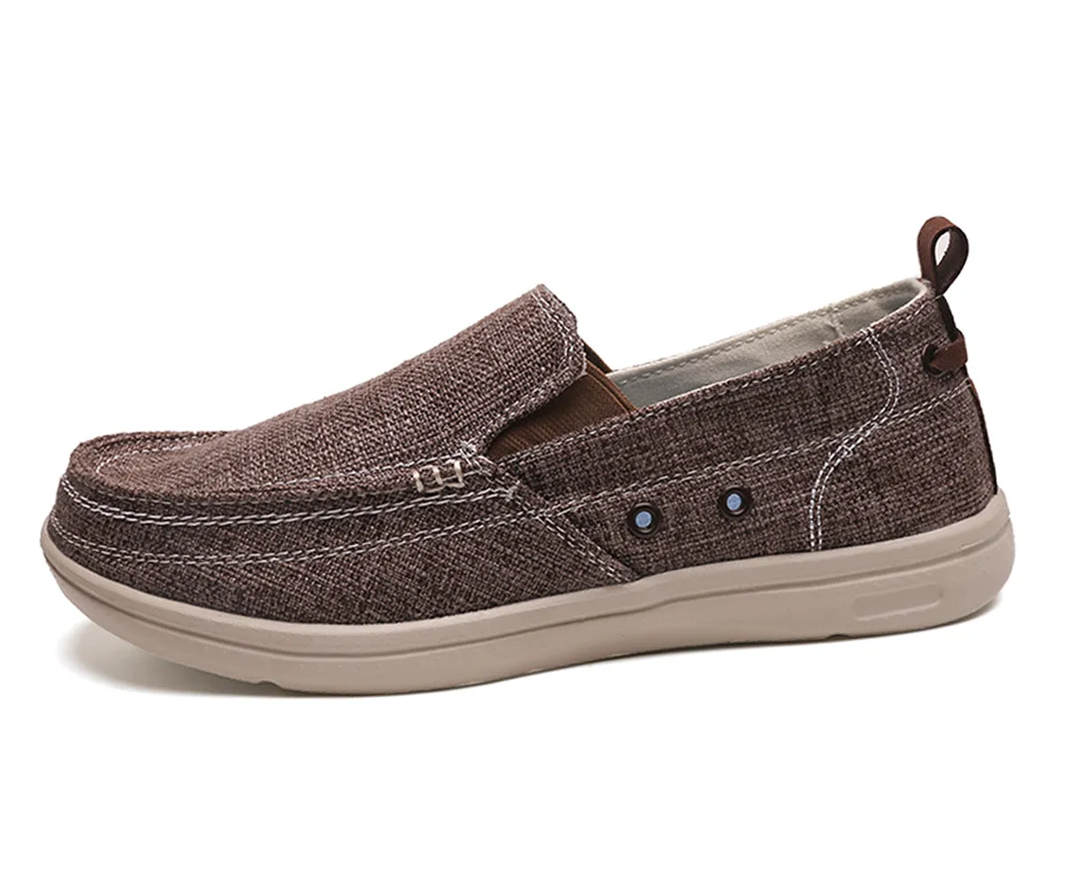 Slip On Canvas Shoes Casual Loafers Boat Shoes for Men | runandup