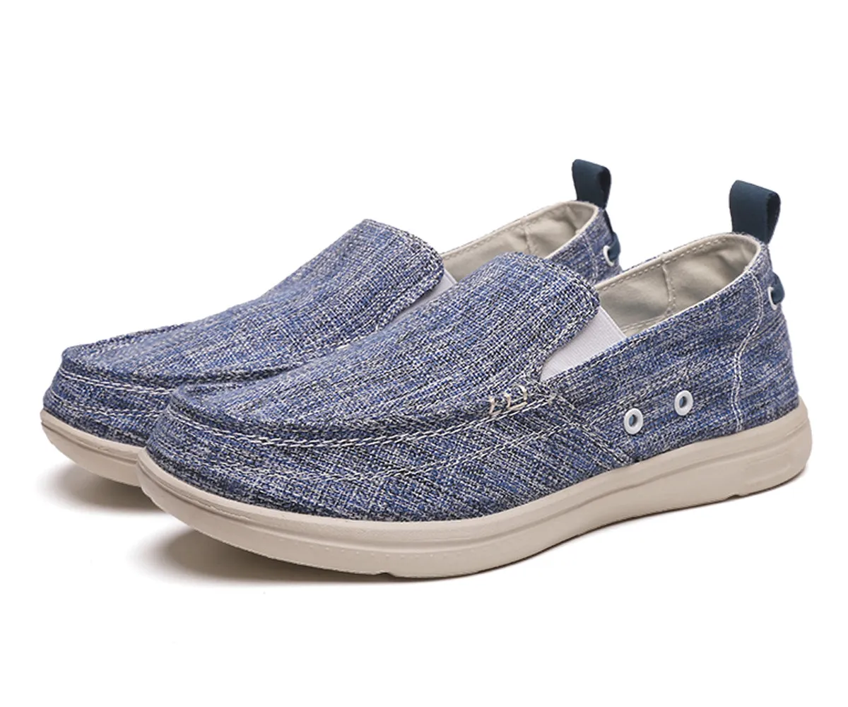 Slip On Canvas Shoes Casual Loafers Boat Shoes for Men | runandup