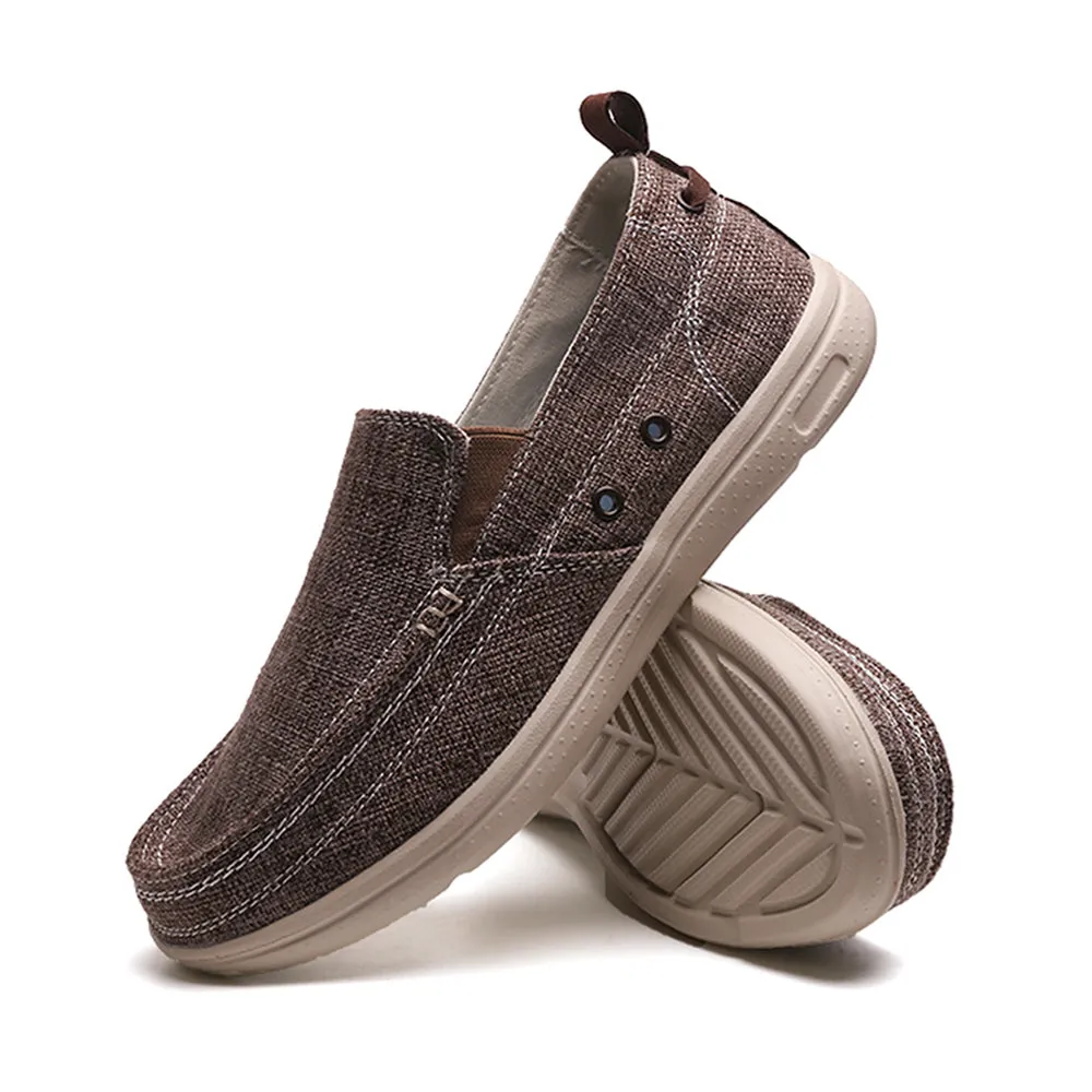 Slip On Canvas Shoes Casual Loafers Boat Shoes for Men | runandup