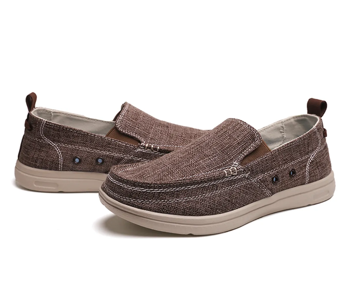 Slip On Canvas Shoes Casual Loafers Boat Shoes for Men | runandup