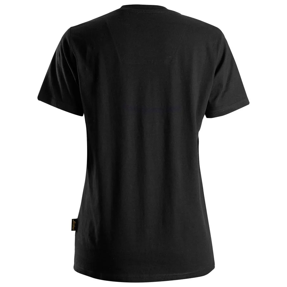 Snickers&#x20;2517&#x20;AllroundWork,&#x20;Women&#x27;s&#x20;T-Shirt&#x20;Organic&#x20;Cotton&#x20;-&#x20;Black