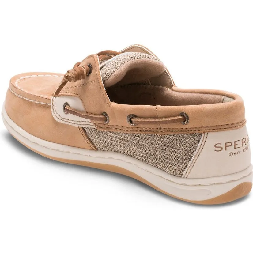 Sperry Linen/Oat Youth Songfish Boat Shoe